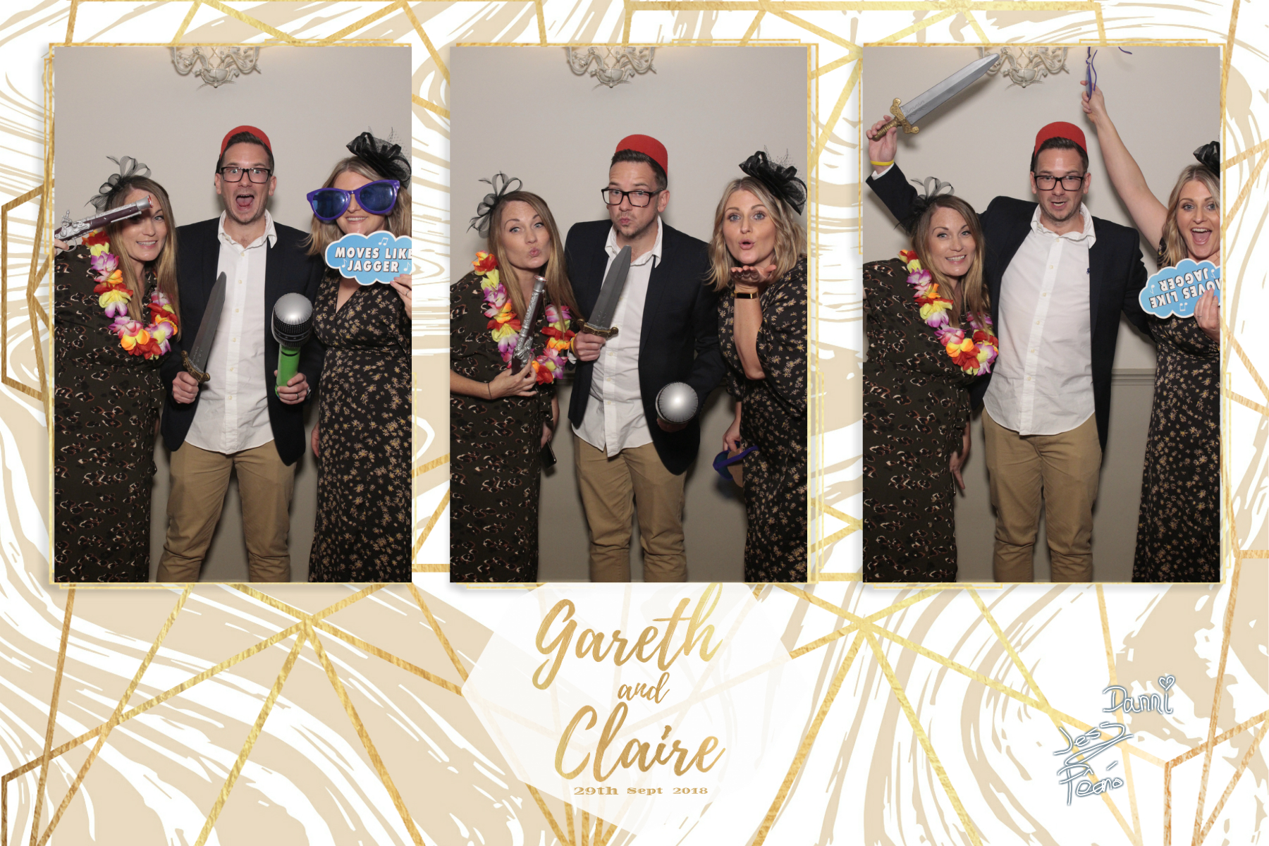 Claire & Gareth's Wedding | View more photos from the event at gallery.myphotoboothexperience.co.uk/u/MyPhotoBoothExperienceLtd/Claire-Gareths-Wedding